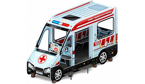 Беседка Автобус (Скорая помощь) МФ 10.03.13-04