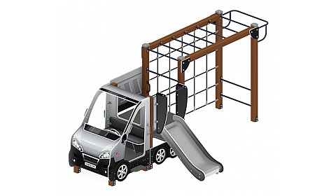 Машинка (серый) тип 2 - ДИК 1.03.1.02-02 - Игровой комплекс H=750