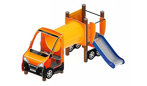 Машинка (оранжевый) тип 3 - ДИК 1.03.1.03-01 - Игровой комплекс H=750