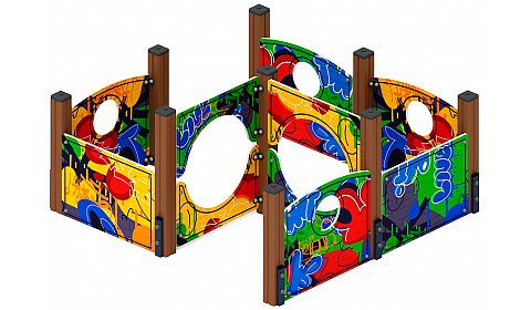 Лабиринт Кубик 1 (граффити) МФ 20.01.01-10