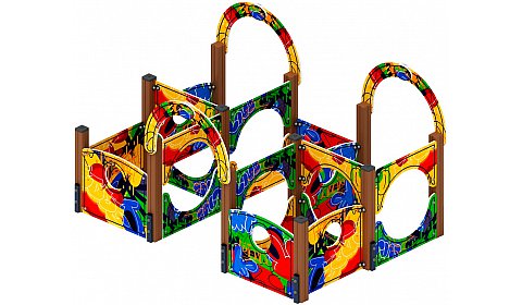 Лабиринт Кубик 2 (граффити) МФ 20.01.02-10