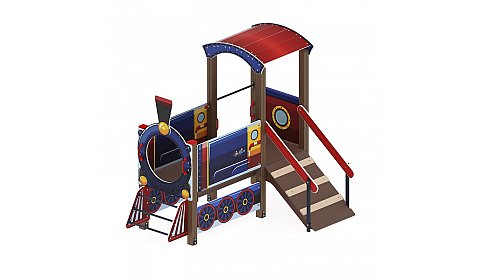 Паровозик (синий)- МФ 10.03.05-01