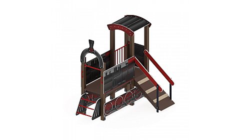 Паровозик (черный) - Беседка мини - МФ 10.03.05-10