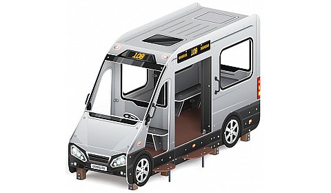 Автобус (серый) - Беседка - МФ 10.03.13-02