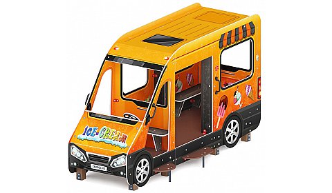 Автобус-мороженое (оранжевый) - Беседка - МФ 10.03.14-01