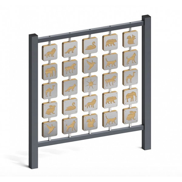 Развивающая панель "Животные" МФ-120