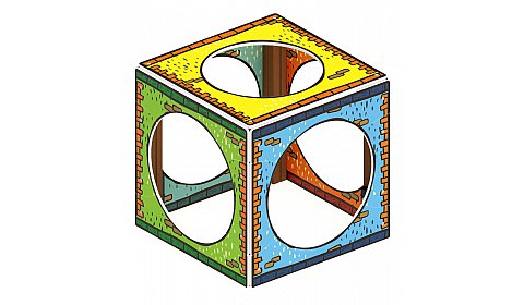 Домик Кубик (Город) - МФ 10.01.14-02