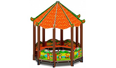 Беседка-пагода Карнавал (Полянка) - МФ 10.22.01-02