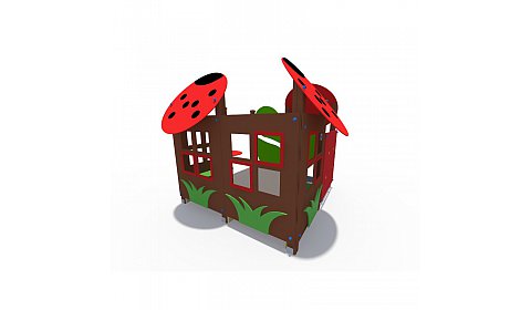 ДИФ 01320 Игровой домик Божья коровка (накладки)
