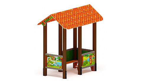 Домик средний 1 (Полянка) МФ 10.01.05-04