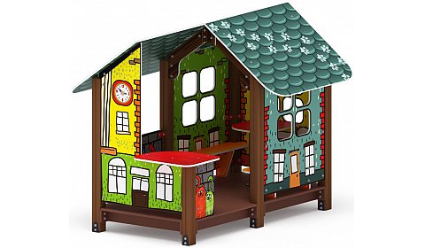 Домик с часами (Город) - МФ 10.01.09-03