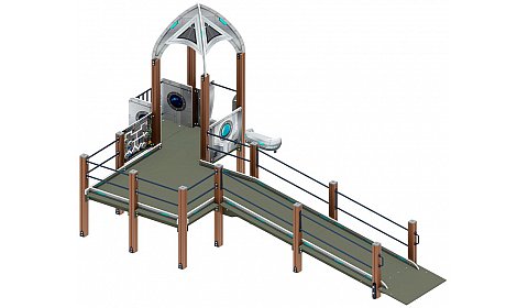 Забота Космопорт (серый)  горка Н 750
