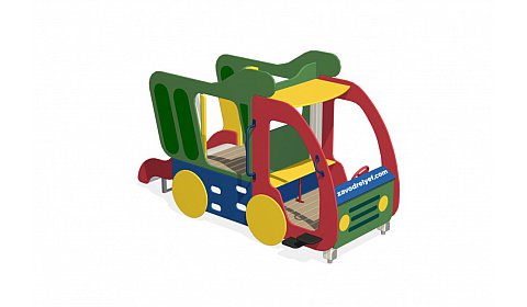 Игровой комплекс "Машинка с горкой" ИО-02