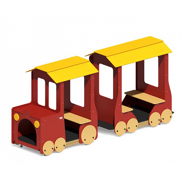 Игровое оборудование "Паровоз с вагончиком" ИО-01.4