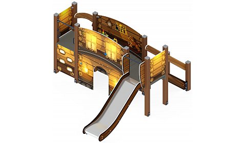 Карапуз (Эко) - ДИК 1.001.01-02 - Игровой комплекс Н=900