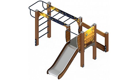 Карапуз (Эко) - ДИК 1.001.02-02 - Игровой комплекс Н=750