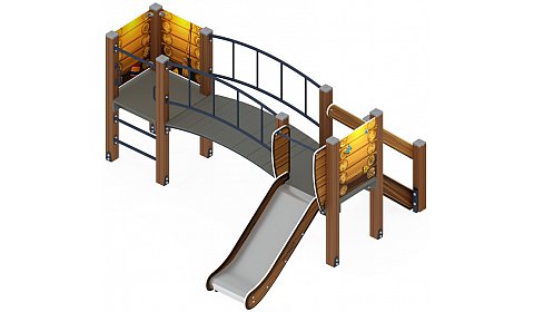 Карапуз (Эко) - ДИК 1.001.03-02 - Игровой комплекс Н=750