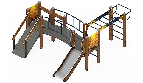 Карапуз (Эко) - ДИК 1.001.05-02 - Игровой комплекс Н=750