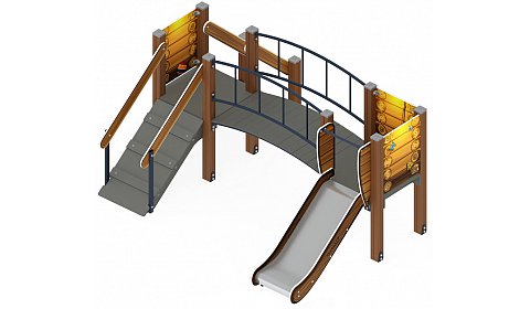 Карапуз (Эко) - ДИК 1.001.06-02 - Игровой комплекс Н=750