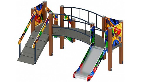 Карапуз (Граффити) - ДИК 1.001.06-03 - Игровой комплекс Н=750