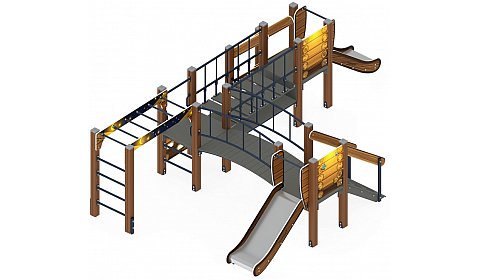 Карапуз (Эко) - ДИК 1.001.08-02 - Игровой комплекс Н=750