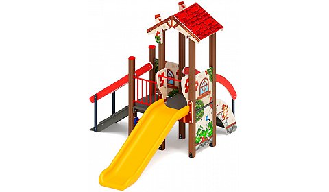 В гостях у сказки горка пластиковая Н 900 ДИК 1.05.01-23