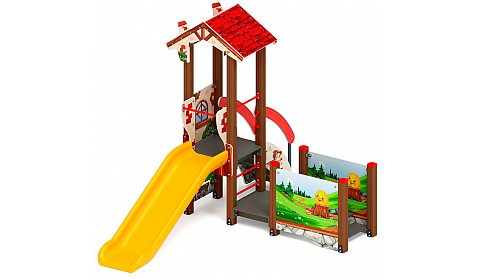 В гостях у сказки горка пластиковая Н 900 ДИК 1.05.01-25