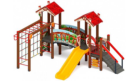 В гостях у сказки горка пластиковая Н 900 ДИК 1.05.01-26