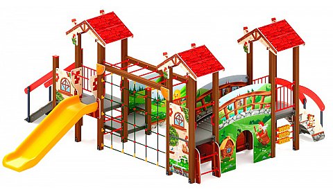 В гостях у сказки горка пластиковая Н 900 ДИК 1.05.01-27