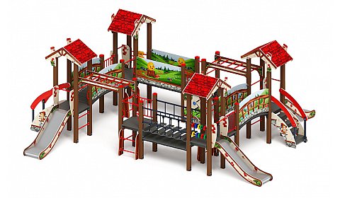 В гостях у сказки - ДИК 1.05.01-08.С - Игровой комплекс H=900