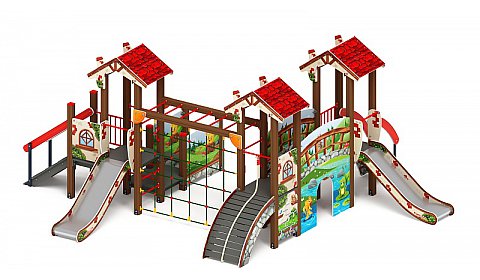 В гостях у сказки - ДИК 1.05.01-09.С - Игровой комплекс H=900