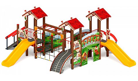 В гостях у сказки горка пластиковая Н 900 ДИК 1.05.01-29