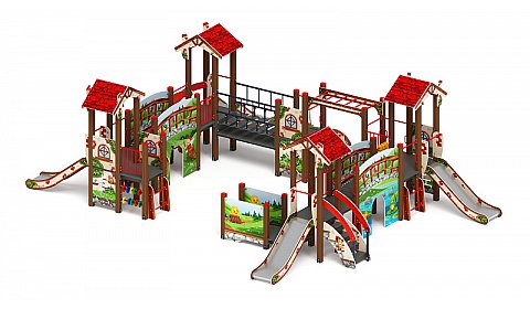 В гостях у сказки - ДИК 1.05.01-10.С - Игровой комплекс H=900