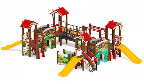 В гостях у сказки горка пластиковая Н 900 ДИК 1.05.01-30