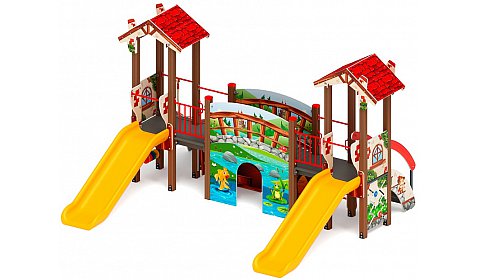 В гостях у сказки горка пластиковая Н 900 ДИК 1.05.01-20