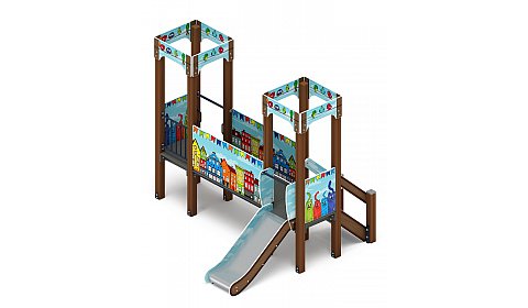 Королевство (Коты) - ДИК 1.15.02-11 - Игровой комплекс H=750