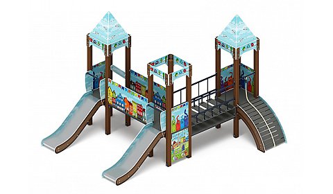 Королевство (Коты) - ДИК 1.15.03-21 - Игровой комплекс H=900