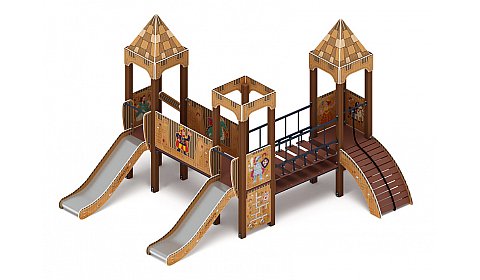 Королевство (Картонное) - ДИК 1.15.03-22 - Игровой комплекс H=900