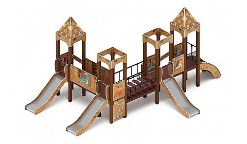 Королевство (Картонное) - ДИК 1.15.04-22 - Игровой комплекс H=900