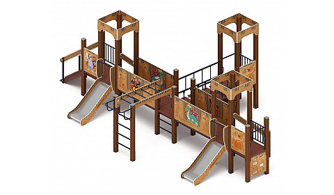 Королевство (Картонное) - ДИК 1.15.05-12 - Игровой комплекс H=750