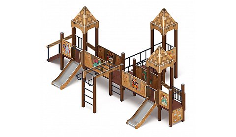 Королевство (Картонное) - ДИК 1.15.05-22 - Игровой комплекс H=750