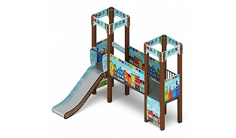 Королевство (Коты) - ДИК 1.15.06-11 - Игровой комплекс H=900