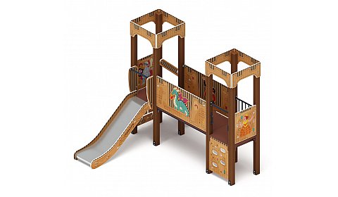 Королевство (Картонное) - ДИК 1.15.06-12 - Игровой комплекс H=900