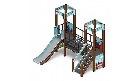 Королевство (Коты) - ДИК 1.15.07-11 - Игровой комплекс H=900