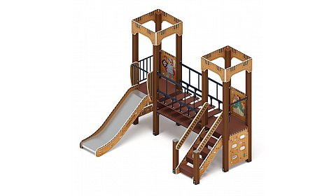 Королевство (Картонное) - ДИК 1.15.07-12 - Игровой комплекс H=900