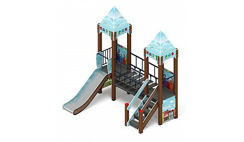 Королевство (Коты) - ДИК 1.15.07-21 - Игровой комплекс H=900