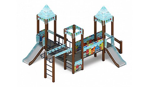 Королевство (Коты) - ДИК 1.15.08-21 - Игровой комплекс H=750