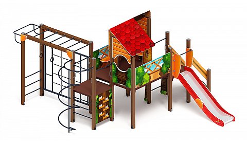 Теремок - ДИК 2.07.02-01 - Игровой комплекс H=1200