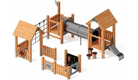 Игровой комплекс (лиственница) ДИК 1.24.02-Л