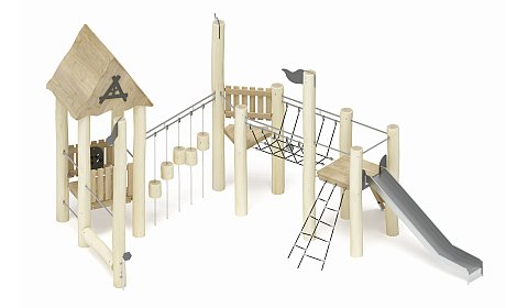 Детский игровой комплекс (Робиния) H-1400 ДИК 2.24.02